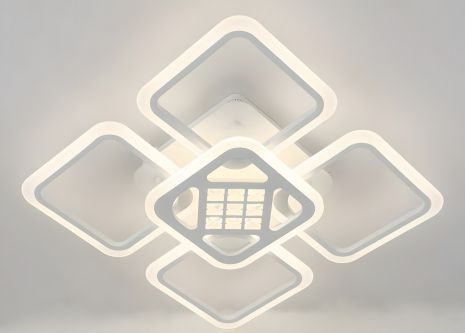 Світлодіодна люстра VALESO V K39682-4+1 WT з пультом