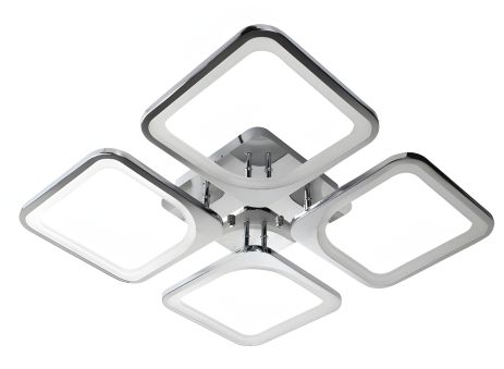 Акриловая светодиодная люстра VALESO V K39047-4 CR с пультом