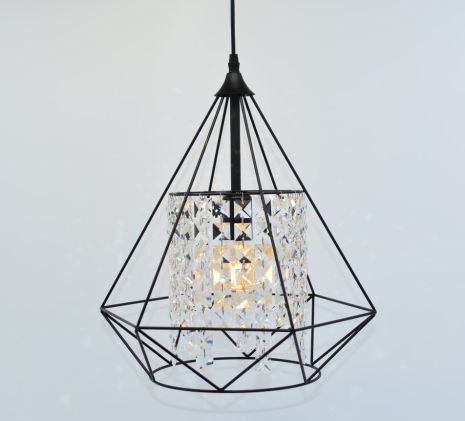 Подвесной светильник VALESO V GLD-20935/2 BK на 2 плафоны Подвесной светильник VALESO V GLD-20935/2 BK на 2 плафоны