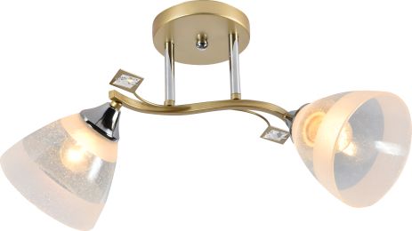 Декоративна люстра IS XA1276C/2 Gold+Chrome