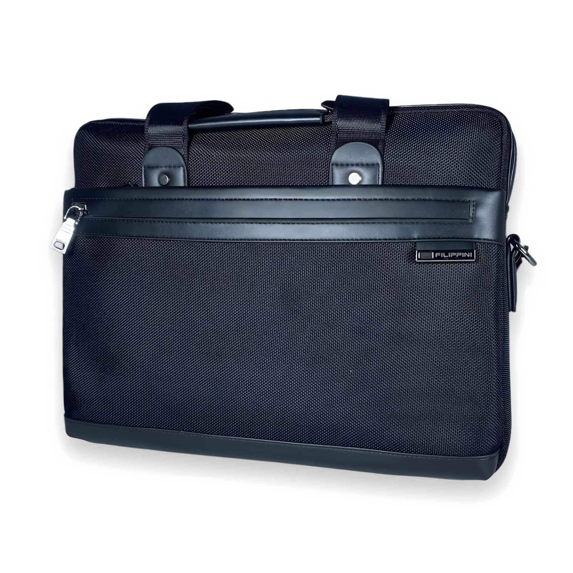 Мужская сумка для ноутбука, 1 отдел, 2 фронтальных кармана, карман-органайзер, черная Мужская сумка для ноутбука, 1 отдел, 2 фронтальных кармана, карман-органайзер, черная