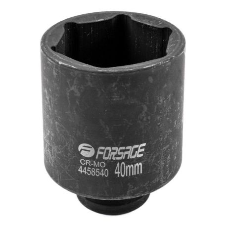 Головка ударна глибока 1/2", 40мм (6гр.) FORSAGE F-4458540