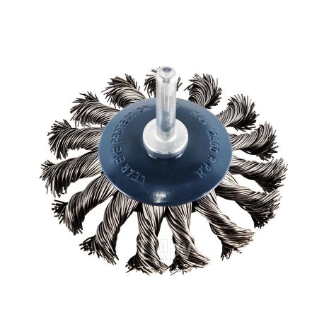 Кордщётка дисковая с хвостовиком для дрели 75мм FORSAGE F-BCK103