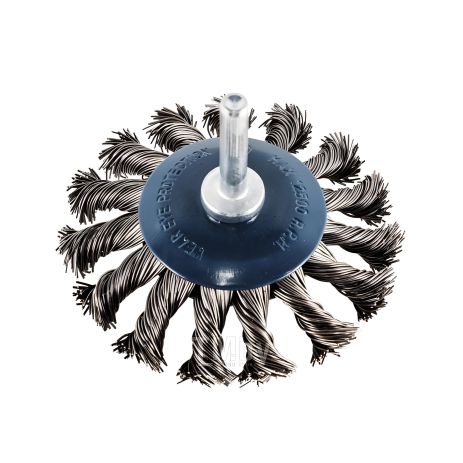 Кордщётка дисковая с хвостовиком для дрели 75мм FORSAGE F-BCK103