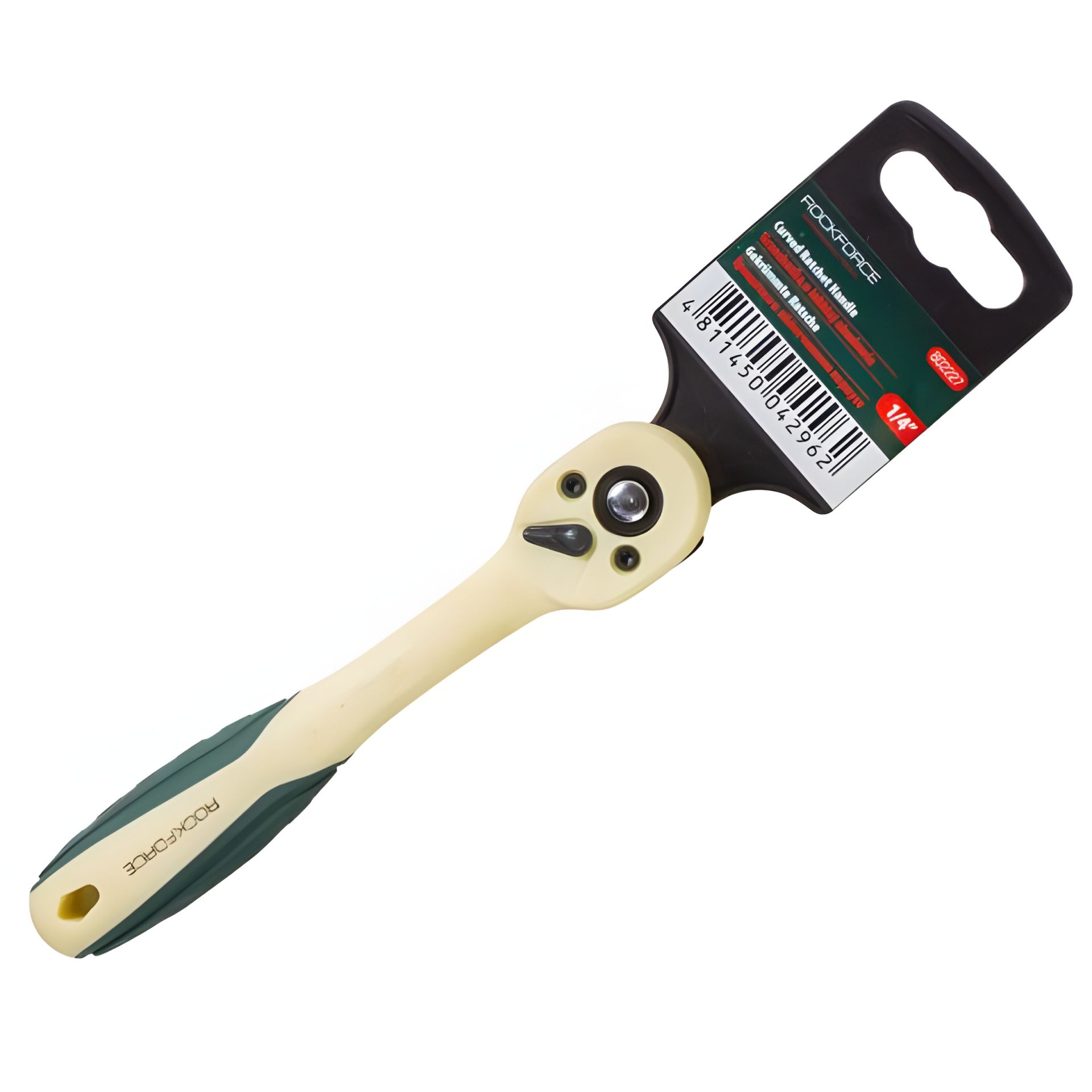 Тріскачка швидкого скидання 1/4", CrV, 72 зуби, ROCKFORCE RF-802227 Тріскачка швидкого скидання 1/4", CrV, 72 зуби, ROCKFORCE RF-802227