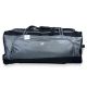Дорожня сумка на колесах 92 л, чорний/сірий