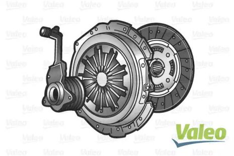 Комплект сцепления LOGAN MCV 1.6 16V 07- (200 mm), VALEO (834132)