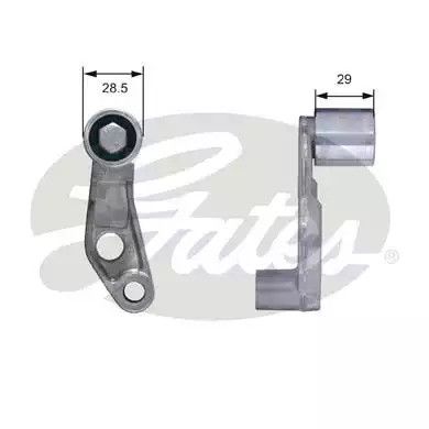 Ролик натяжний ГРМ Caddy 1.4 16V 04-10, GATES (T42234)