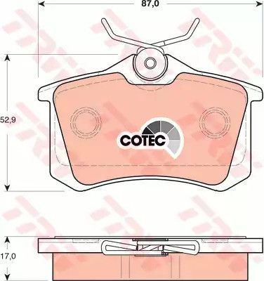 Citroen/fiat/lancia/peugeot 02, TRW (GDB1504) Рада з підручника