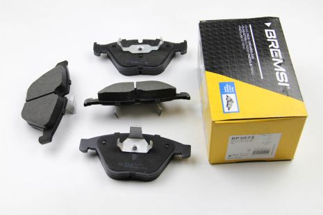 Колодки передние тормозные BMW 5(E60)/7(E65) 02-10 (ATE) (155,1x68,5x20,3), Bremsi (BP3073)