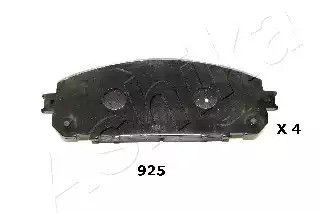 Колодки передние тормозные Jeep Cherokee 2.0-3.2 13-, ASHIKA (5009925)