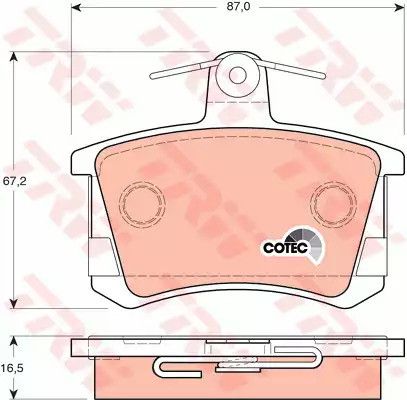 Тормозные колодки дисковые AUDI 100/100 Quattro/200/200 Quattro/80/80 Quattro/90/90 Quattro/A4/A4 Qu