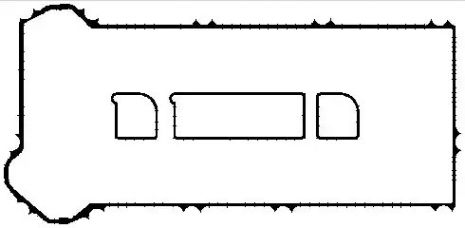 Прокладка клапанної кришки Focus II/Mondeo III 1.8/2.0 i 00-, BGA (RK3371)