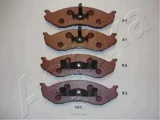 Передні гальма Cherokee/Grand Cherokee/Wrangler/Carnival 2.1-5.9 84-07, Ashika (5000057)