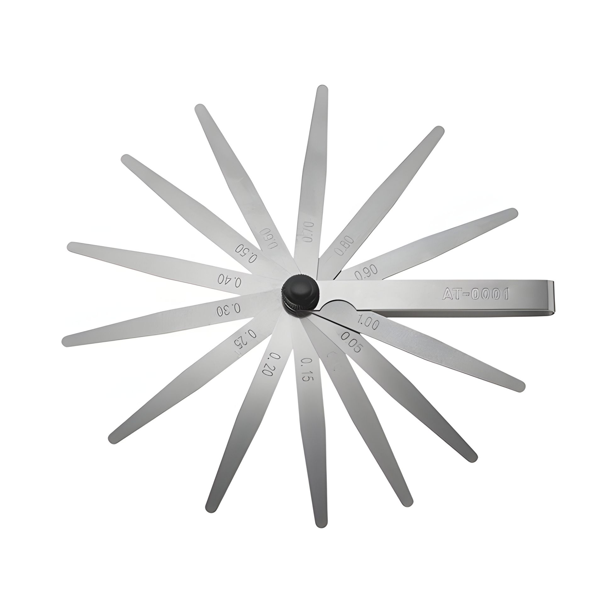 Набор щупов 0,05-1,0 мм, 13 шт. INTERTOOL AT-0001 Набор щупов 0,05-1,0 мм, 13 шт. INTERTOOL AT-0001