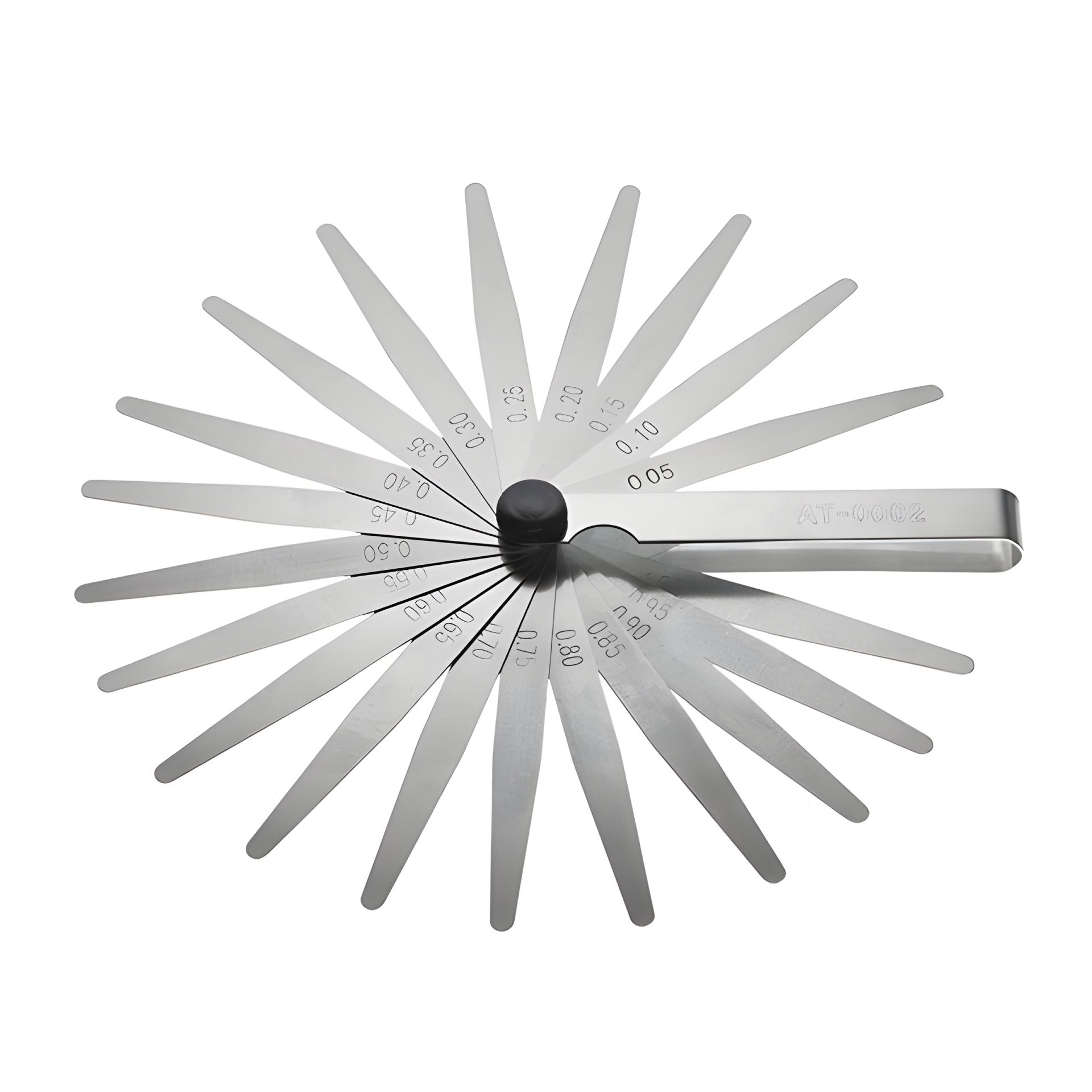 Набор щупов от 0,05 до 1,0 мм, 20 шт. INTERTOOL AT-0002 Набор щупов от 0,05 до 1,0 мм, 20 шт. INTERTOOL AT-0002