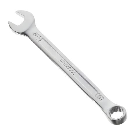 11 мм комбинированный ключ, Cr-V, сатин-хром, DIN3113, STORM INTERTOOL XT-1011
