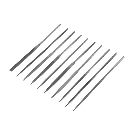 INTERTOOL HT-3707 набір надфілів, 140 мм, без ручок, 10 шт INTERTOOL HT-3707 набір надфілів, 140 мм, без ручок, 10 шт