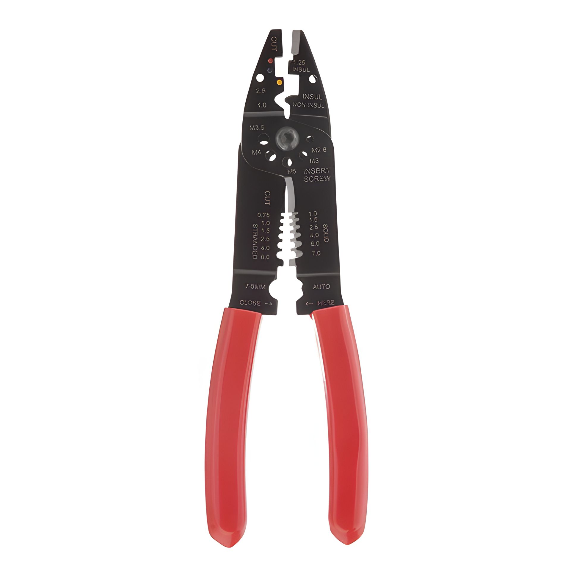 Клещи обжимные (0,5-6,0 мм) INTERTOOL HT-7056 Клещи обжимные (0,5-6,0 мм) INTERTOOL HT-7056
