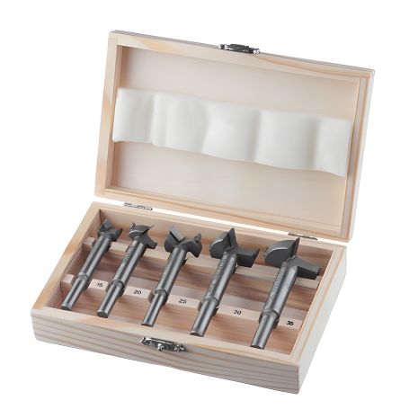 Набор фрез Форстнера, 5 шт. INTERTOOL HT-0074 Набор фрез Форстнера, 5 шт. INTERTOOL HT-0074