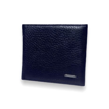 Двухсекторный мужской кошелек для купюр черный 043-2