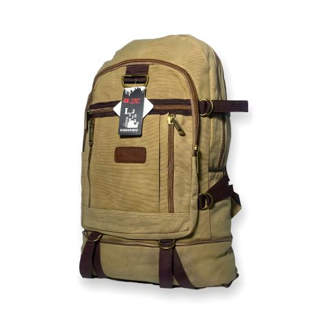 Одноотсекный брезентовый рюкзак с расширением, 30 л, цвет койот