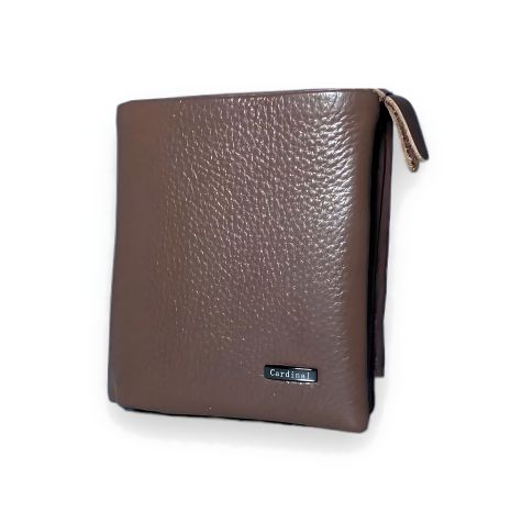 Женский кожаный кошелек, коричневый цвет