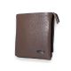 Женский кожаный кошелек, коричневый цвет