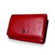 Женский кошелек из кожи, красный цвет