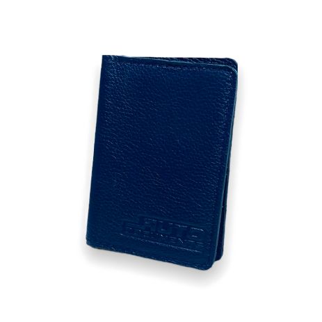 Портмоне для автодокументов натуральная кожа BagWay 4 отделения для карточек размер: 13*9*1 см темно-синий