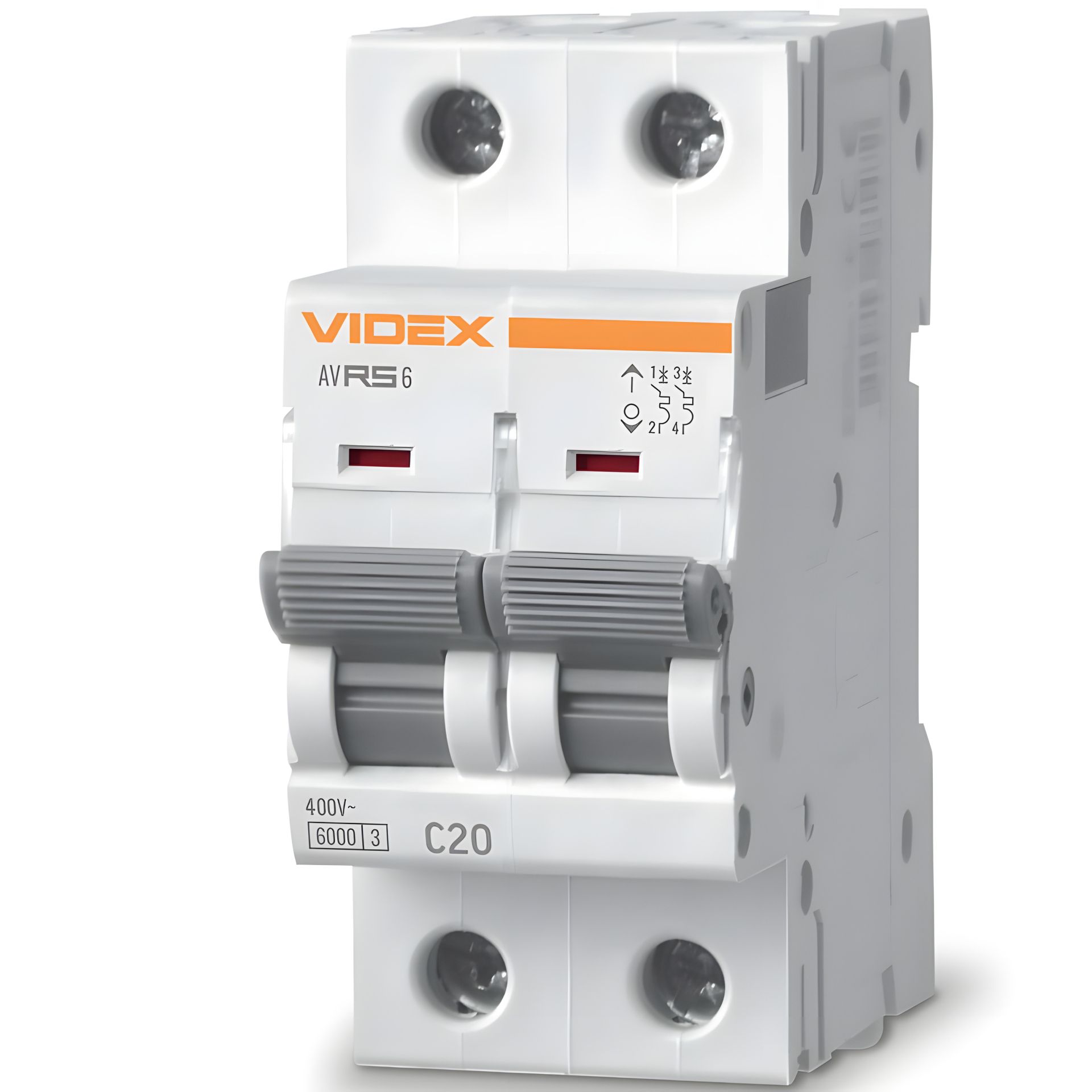 Выключатель автоматический RS6 2п 20А С 6кА VIDEX RESIST (VF-RS6-AV2C20) Выключатель автоматический RS6 2п 20А С 6кА VIDEX RESIST (VF-RS6-AV2C20)