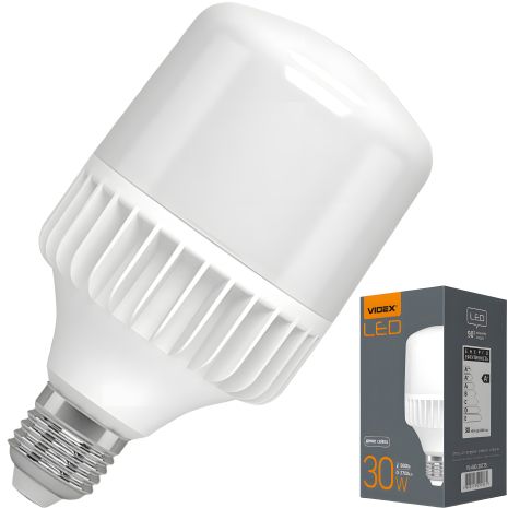 Світлодіодна лампа VIDEX модель A80 30W E27 5000K (VL-A80-30275)