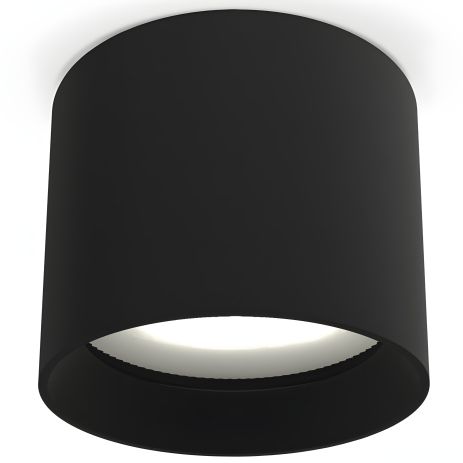 VIDEX стельовий світлодіодний світильник під лампу GX53 накладний чорний VL-SPF15A-B