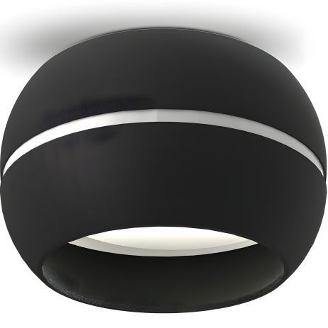 Стельовий світлодіодний світильник під лампу GX53 VIDEX універсальний монтаж, чорний VL-SPF16A-B