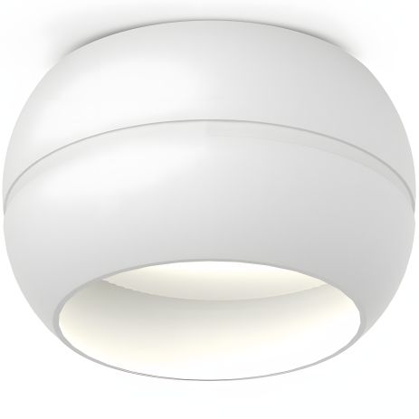 VIDEX Стельовий світлодіодний світильник під лампу GX53 універсальний монтаж, білий VL-SPF16A-W