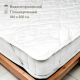 Наматрацник вологозахисний гіпоалергенний у трикотажній махрі з гумками по кутках 180х200 IGLEN Latina (180200AC)