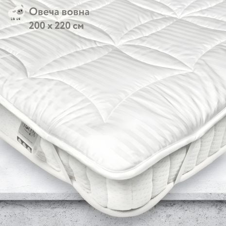 Наматрасник шерстяной в жаккардовом сатине с резинками по углам 200х220 IGLEN (2002209) Наматрасник шерстяной в жаккардовом сатине с резинками по углам 200х220 IGLEN (2002209)