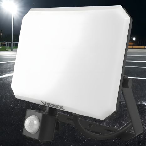 Прожектор світлодіодний з руху датчиком VIDEX F3 50W 5000K 220V Black (VLE-F3-0505B-S) Прожектор світлодіодний з руху датчиком VIDEX F3 50W 5000K 220V Black (VLE-F3-0505B-S)