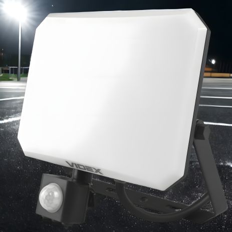 Прожектор світлодіодний з руху датчиком VIDEX F3 50W 5000K 220V Black (VLE-F3-0505B-S) Прожектор світлодіодний з руху датчиком VIDEX F3 50W 5000K 220V Black (VLE-F3-0505B-S)