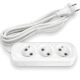 Сетевой удлинитель на 3 розетки, 3м (2x1мм), белый TITANUM STANDARD (TF-ES310-3W)