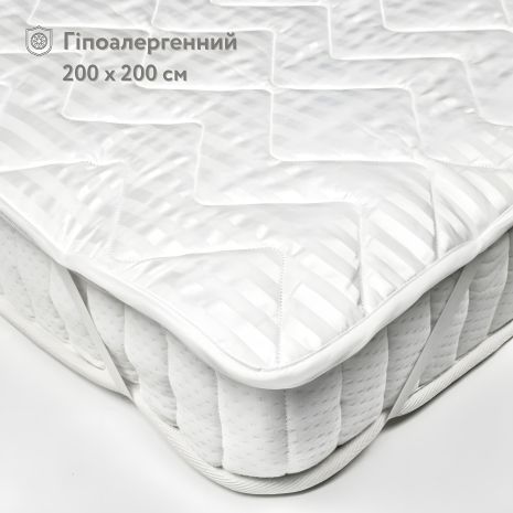 Гіпоалергенний наматрацник у мікрофібрі з гумками по кутах 200х200 IGLEN Toskana (200200T)