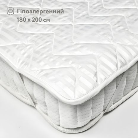 Наматрацник гіпоалергенний у мікрофібрі з гумками по кутах 180х200 IGLEN Toskana (180200T)