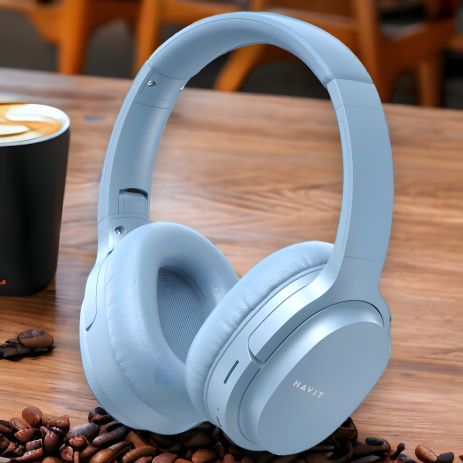 HAVIT HV-I62 бездротові навушники з мікрофоном, Deep Blue, складні, до 20 год роботи HAVIT HV-I62 бездротові навушники з мікрофоном, Deep Blue, складні, до 20 год роботи