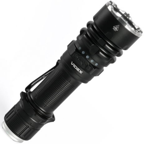 Ліхтарик VIDEX VLF-AT265 2000Lm 6500K, до 650 м з червоним та зеленим світлофільтрами