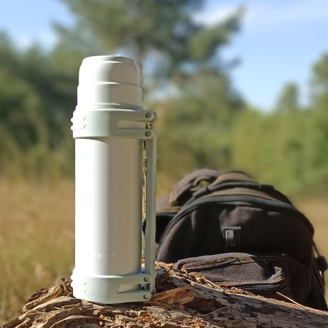 Зеленый термос из нержавеющей стали 800 мл HAVIT HV-TM006 Зеленый термос из нержавеющей стали 800 мл HAVIT HV-TM006