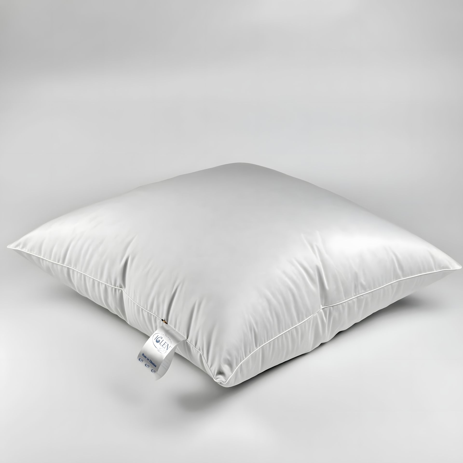 Облегченная пуховая подушка с серым пухом IGLEN 40х40 см 100% пуха (404011G) Облегченная пуховая подушка с серым пухом IGLEN 40х40 см 100% пуха (404011G)