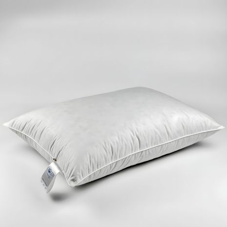 Подушка пуховая облегченная с серым пухом IGLEN 50х70 см 100% пуха (50701NG)