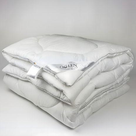Зимова антиалергенна двоспальна ковдра IGLEN TS 172х205 в теплозберігаючій мікрофібрі (172205TS)