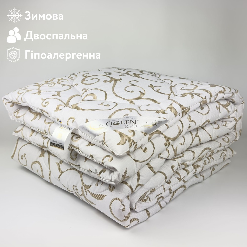 Ковдра антиалергенна зимова двоспальна IGLEN BS 172х205 в бязі (172205BS) Ковдра антиалергенна зимова двоспальна IGLEN BS 172х205 в бязі (172205BS)