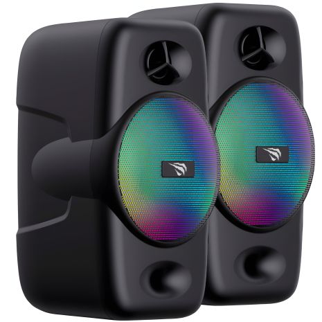 Акустична система HAVIT HV-SK213 USB 6W з підсвіткою RGB Black Акустична система HAVIT HV-SK213 USB 6W з підсвіткою RGB Black